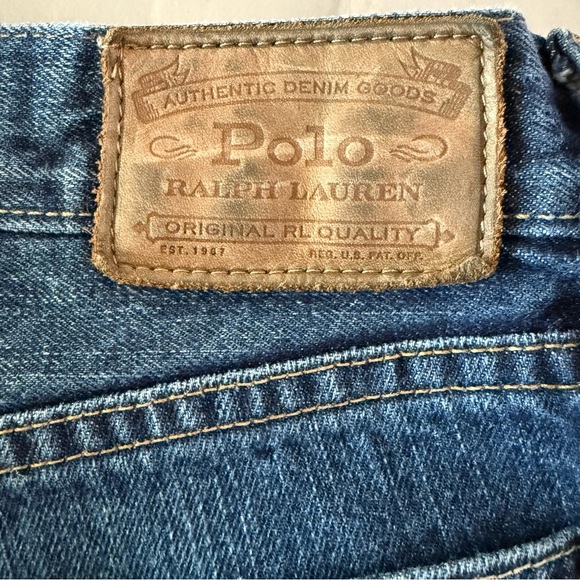 Polo Ralph Lauren Jeans Mens 33 Blue Varick Slim Straight Stretch Denim 33x30 - Picture 6 of 11